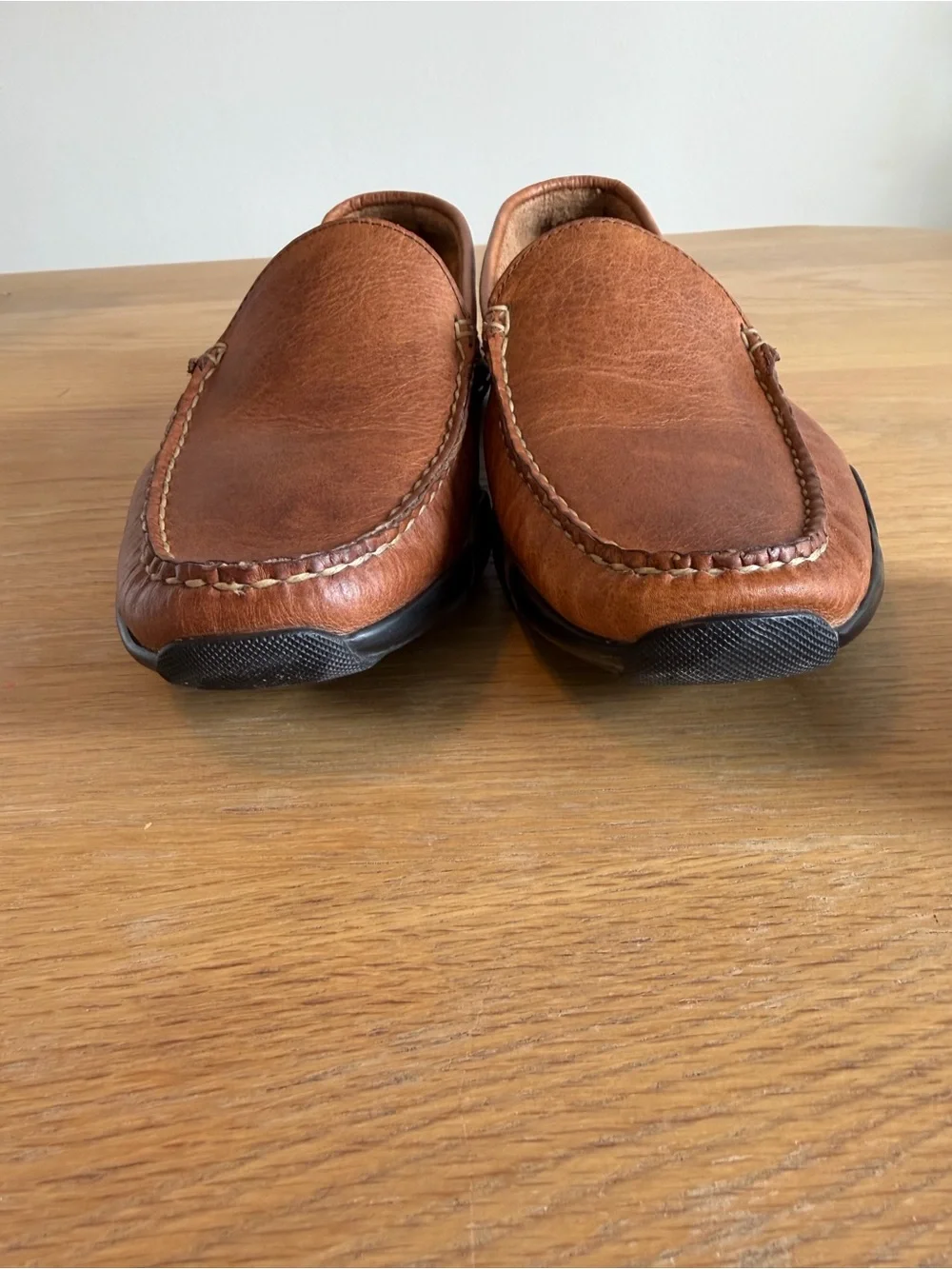 Allen Edmonds El Dorado brown leather Driving MOC Loafers Men’s Size 10 D